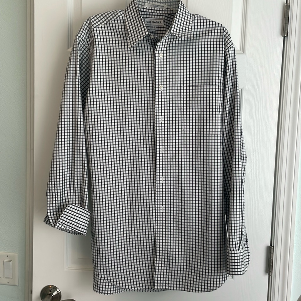 Man’s Button-Down, Long Sleeve Shirt - Paul Fredrick. Nwot